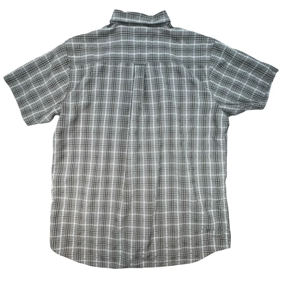 The North Face Button Up Shirt Mens Plaid Hiking Gorpcore XXL‎